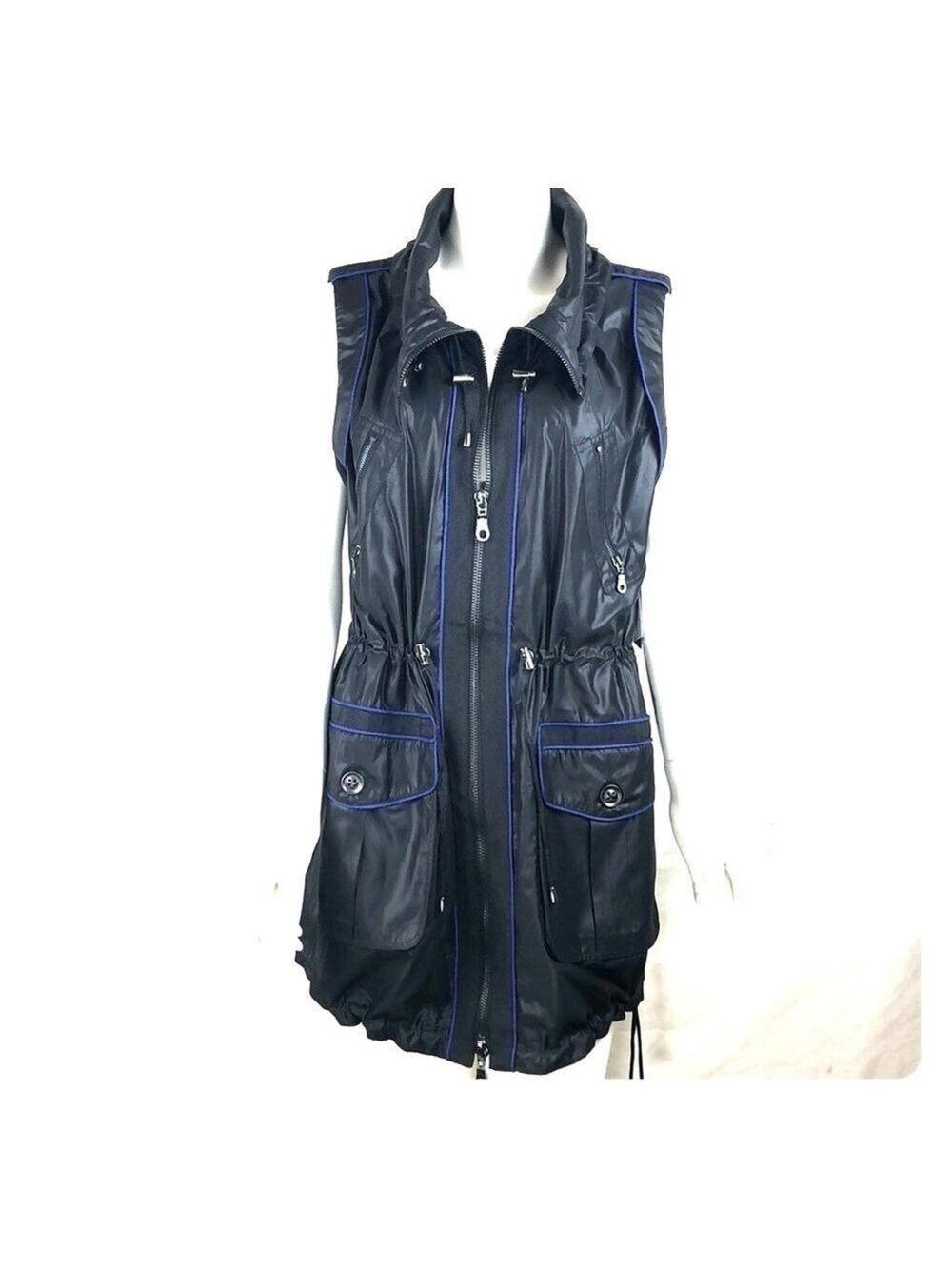 Bnwt-g.e.t Water Resistant Coat/Jacket Edgy/ Sleek